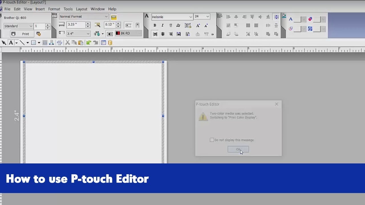 p touch printer software download